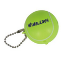Tennis Sports Ball Projection Key Chain - Black & White Projection Image